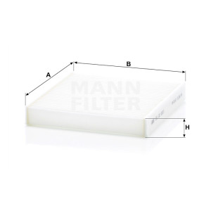 Фильтр салона MANN-FILTER CU 22 023